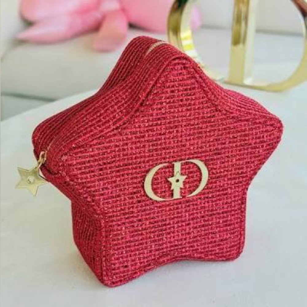 Dior Red Star-Shaped Designer Bag